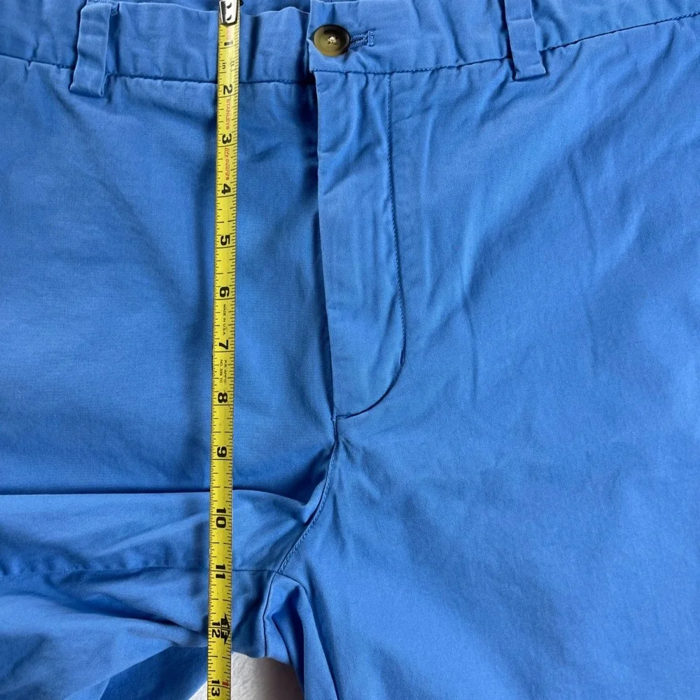 Vineyard Vines Breaker Shorts Mens 36 Blue Stretch Chino Golf Casual Preppy